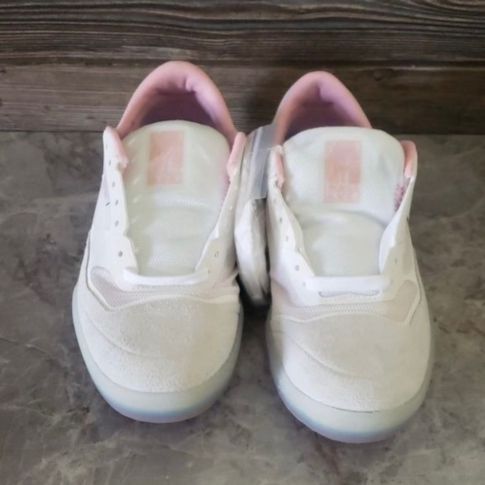 New Vans Ave White Pink Skate Shoes
